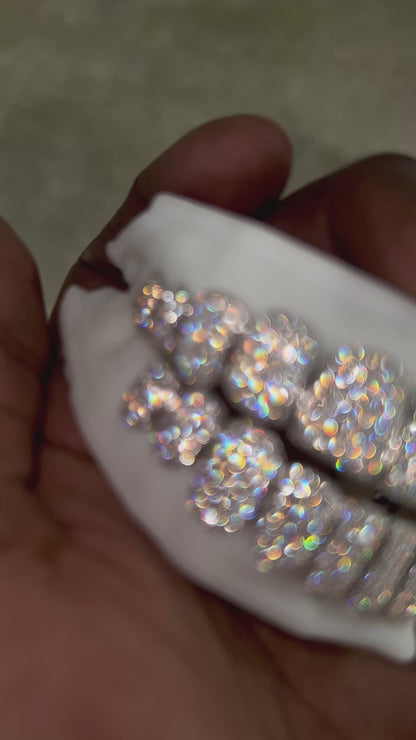 VVS MOISSANITE GRILLZ ( PAVÉ SETTING )