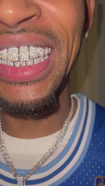 VVS MOISSANITE GRILLZ ( PAVÉ SETTING )
