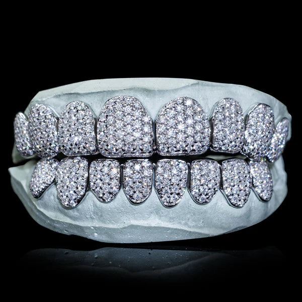 VVS MOISSANITE GRILLZ ( PAVÉ SETTING )